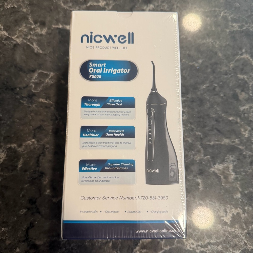NEW Nicwell Smart Oral Irrigator (F5025) - Picture 2 of 9
